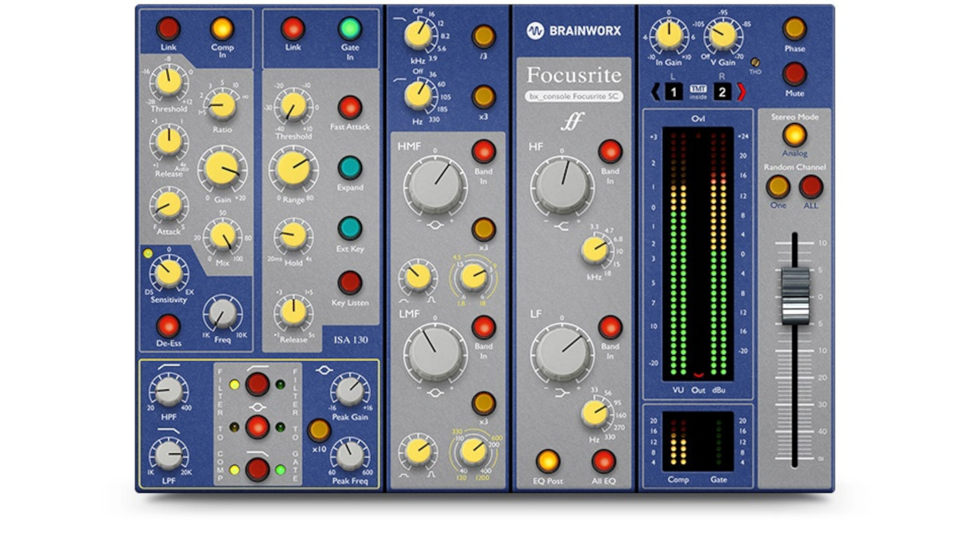 Plugin Alliance Brainworx bx_console Focusrite SC